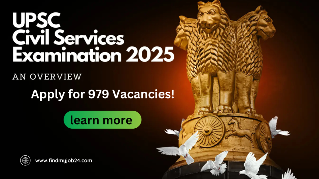 UPSC CSE 2025 Notification Out: Apply for 979 Vacancies!